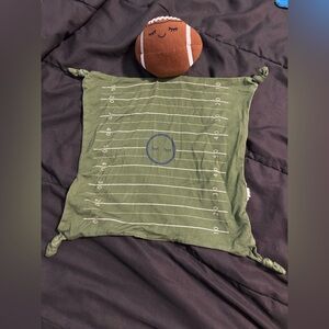 Green Football Field Baby Lovey